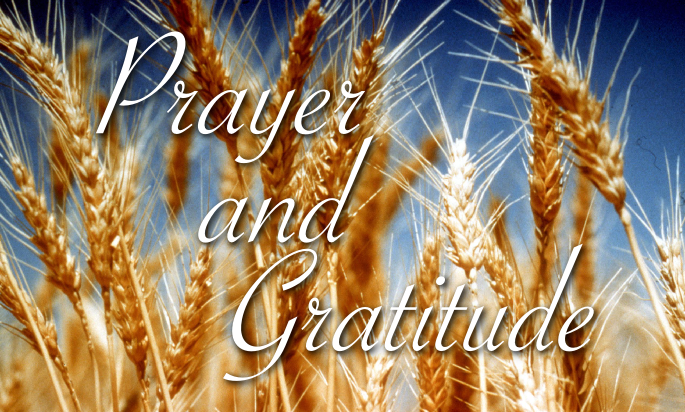09.16.15 Prayer and Gratitude